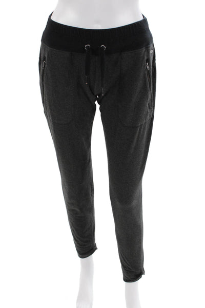 Sweaty Betty Womens High Rise Drawstring Waist Sweatpants Grey Size Small