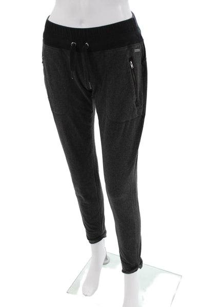 Sweaty Betty Womens High Rise Drawstring Waist Sweatpants Grey Size Small