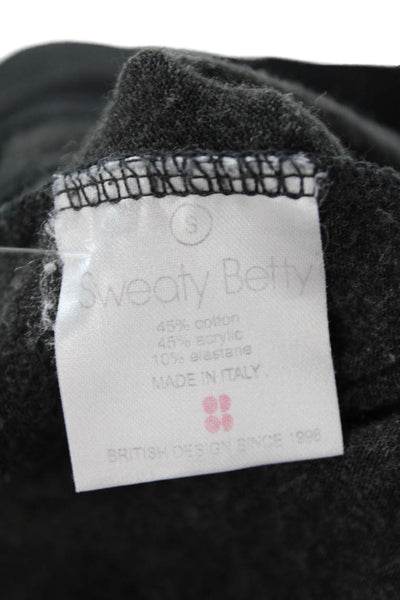 Sweaty Betty Womens High Rise Drawstring Waist Sweatpants Grey Size Small