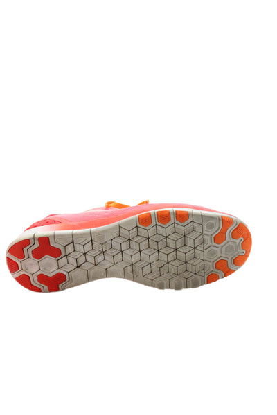 Nike Womens Lace Up Knit Nike Free TR Fit 5 Running Sneakers Pink Size 9.5