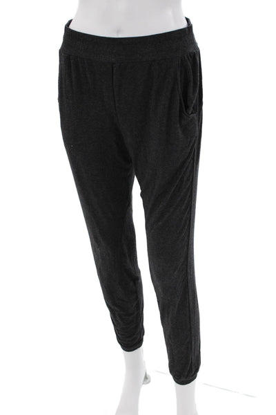 Barneys New York Womens Pull On High Rise Jogger Sweatpants Grey Size Small