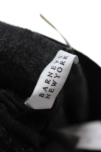 Barneys New York Womens Pull On High Rise Jogger Sweatpants Grey Size Small