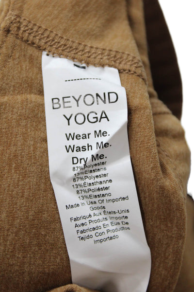 Beyond Yoga Womens Stretch Activewear Tank Top Mustard Size XS