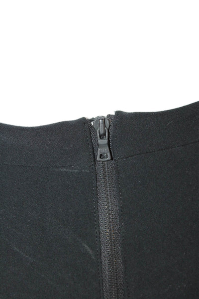 Sam Edelman Womens V-Neck Open Back Sleeveless Jumpsuit Black Size 0
