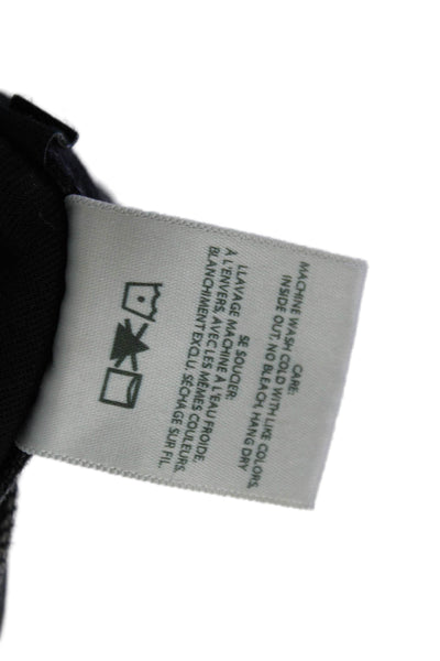 Edwin Womens Cotton Hana Classic Straight Crop Button Fly Jeans Black Size 34