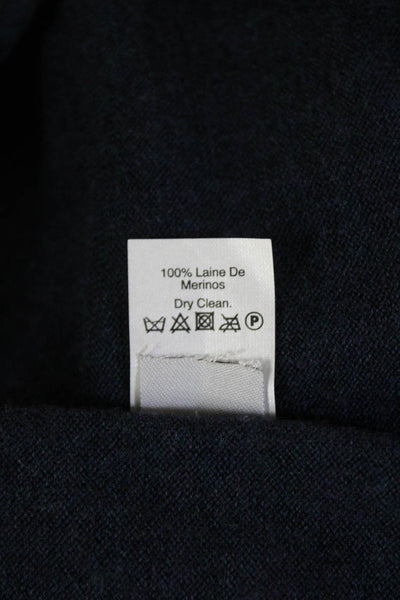 Madewell Womens Long Sleeve Crew Neck Sweatshirt Navy Wool Size Small