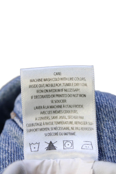 Edwin Womens Cotton Cai Classic Straight Button Fly Denim Jeans Blue Size 33