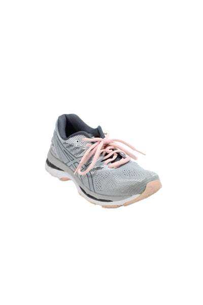 Asics Womens Printed Lace Up Athletic Sneakers Shoes Gray Size 7.5
