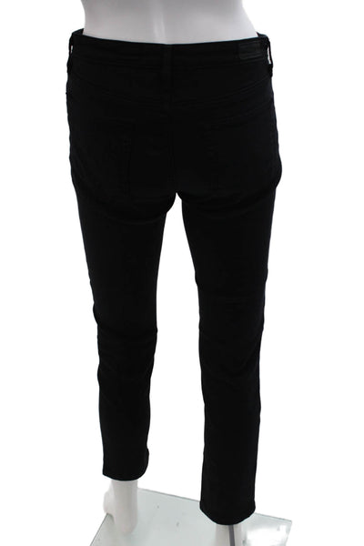 AG Adriano Goldschmied Womens Mid Rise The Prima Cigarette Jeans Black Size 26R