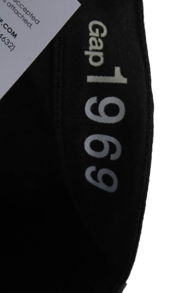 Gap Womens High Rise Leggings Jeans Solid Black Size 27