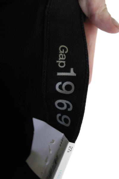 Gap Womens High Rise Leggings Solid Black Size 27S