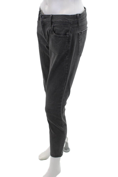 Gap Womens High Rise Leggings Jeans Solid Gray Size 27S