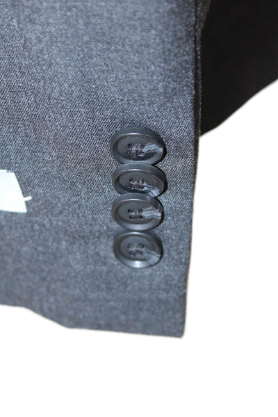 Alfani Mens 2 Piece Two Button Blazer Vest Set Gray Size 42/M