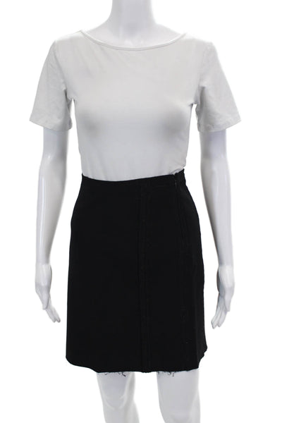 Jil Sander Womens Knee Length Pencil Skirt Black Size EUR 36