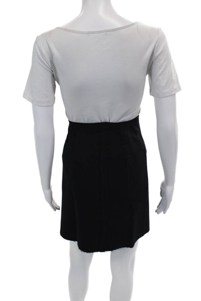 Jil Sander Womens Knee Length Pencil Skirt Black Size EUR 36