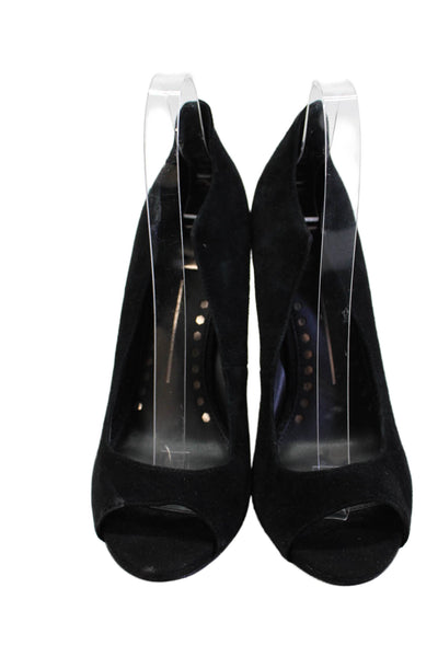 Dolce Vita Womens Suede High Heels Black Size 9
