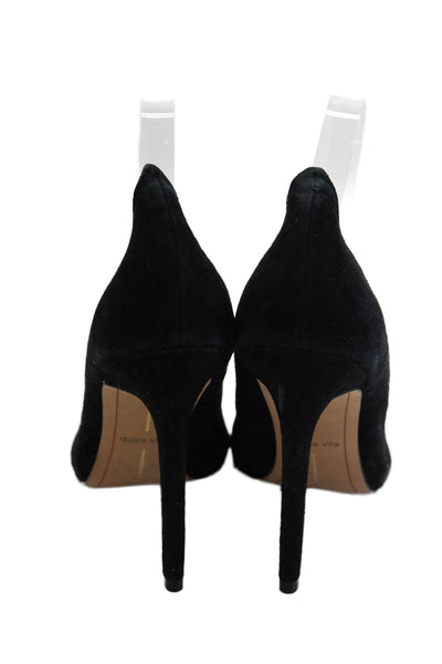 Dolce Vita Womens Suede High Heels Black Size 9
