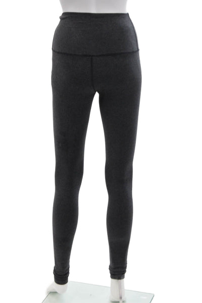 Lululemon Womens Solid Activewear Leggings Gray Size 4