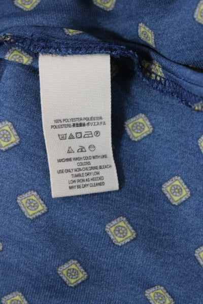 Free People Womens Geometric Tank Top Blue Size XS