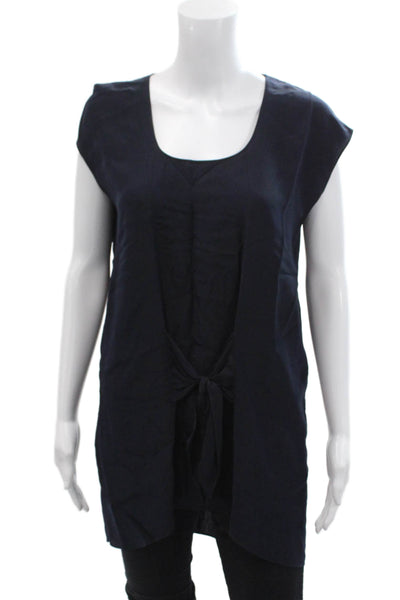 Bailey 44 Womens Scoop Neck Top Blue Size S