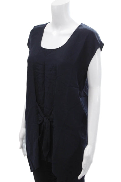 Bailey 44 Womens Scoop Neck Top Blue Size S