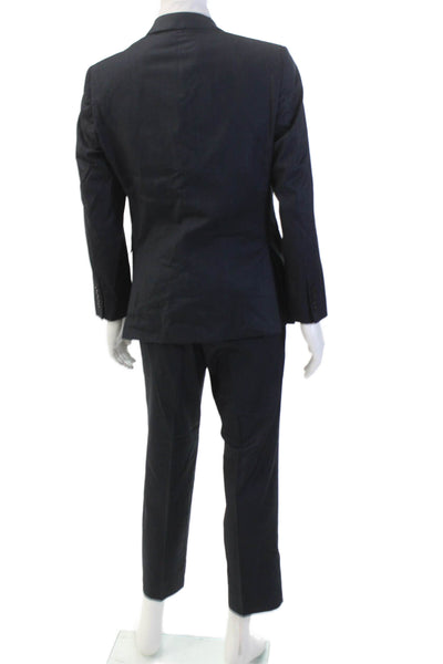J. Ferrar Mens 2 Piece Single Breasted Suit Blue Size 40