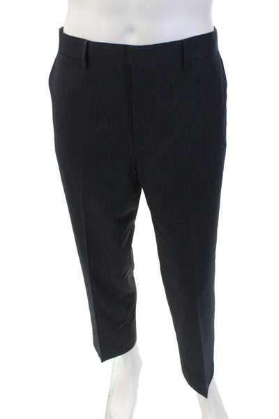 J. Ferrar Mens 2 Piece Single Breasted Suit Blue Size 40