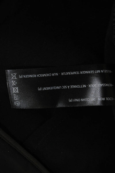 C/MEO Collective Womens High Rise Pleated Straight Leg Dress Pants Black Size M
