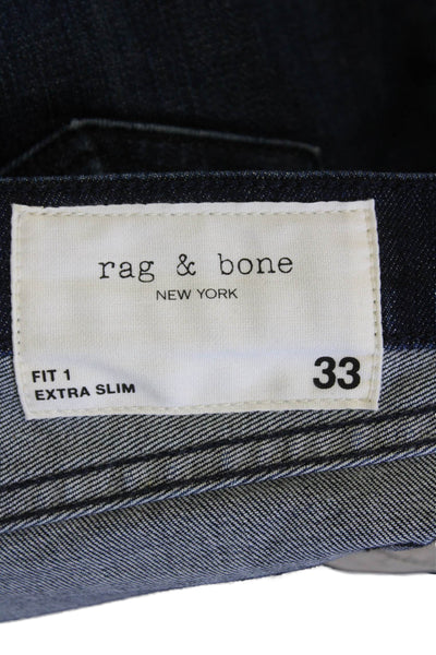 Rag & Bone Mens Extra Slim Jeans Blue Size 33