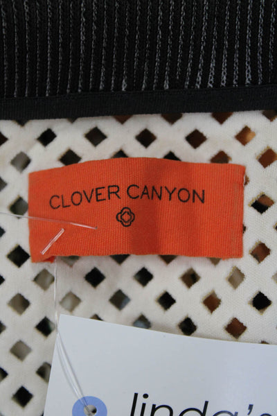 Clover Canyon Womens Long Sleeve Full Zip High Neck Jacket Brown Size S