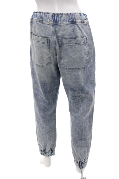 DL1961 Womens Medium Wash Elastic Waist Cuff Ankle Jeans Blue Size 27