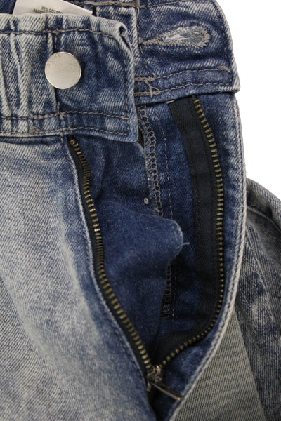 DL1961 Womens Medium Wash Elastic Waist Cuff Ankle Jeans Blue Size 27