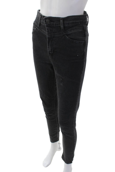 Levi Strauss & Co Womens Skinny Jeans Black Size 27