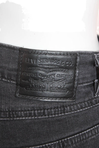 Levi Strauss & Co Womens Skinny Jeans Black Size 27