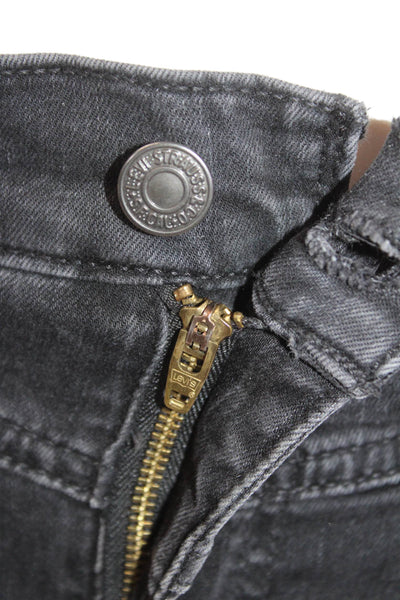 Levi Strauss & Co Womens Skinny Jeans Black Size 27