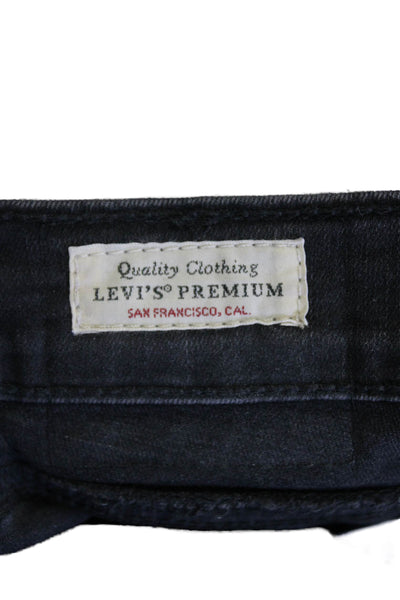 Levi Strauss & Co Womens Skinny Jeans Black Size 27