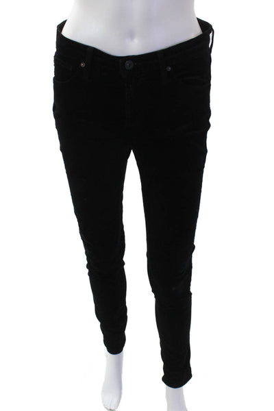 AG Adriano Goldschmied Womens Skinny Pants Black Size 27