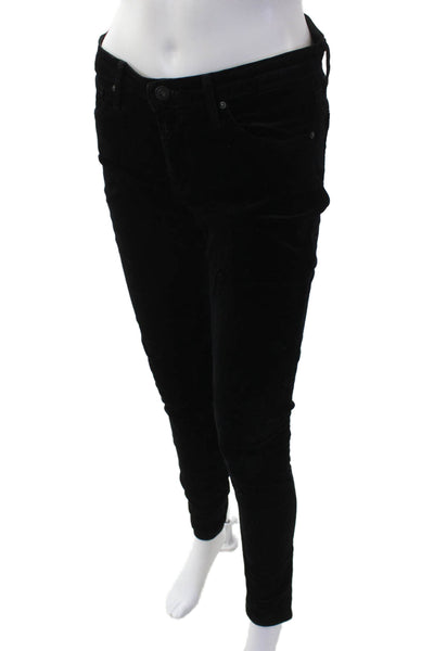 AG Adriano Goldschmied Womens Skinny Pants Black Size 27