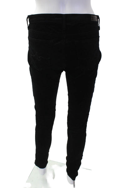 AG Adriano Goldschmied Womens Skinny Pants Black Size 27