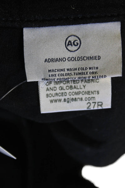 AG Adriano Goldschmied Womens Skinny Pants Black Size 27