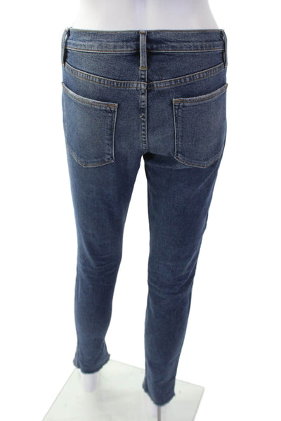 Frame Denim Womens Skinny Jeans Blue Size 27