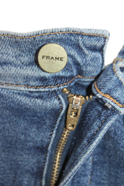 Frame Denim Womens Skinny Jeans Blue Size 27