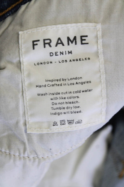 Frame Denim Womens Skinny Jeans Blue Size 27