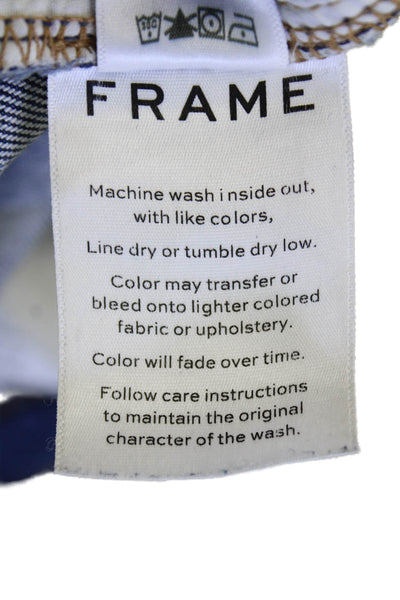 Frame Denim Womens Skinny Jeans Blue Size 27