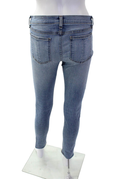 Rag & Bone Jean Womens Cotton Skinny Jeans Light Blue Size 28