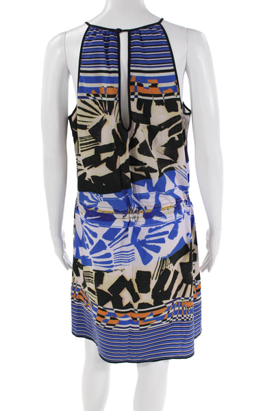 Clover Canyon Womens Printed Tie Waist Sleeveless Dress Multicolor Size M