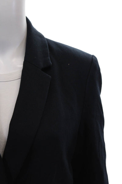 Zara Basic Collection Womens Double Breasted Blazer Blue Size M