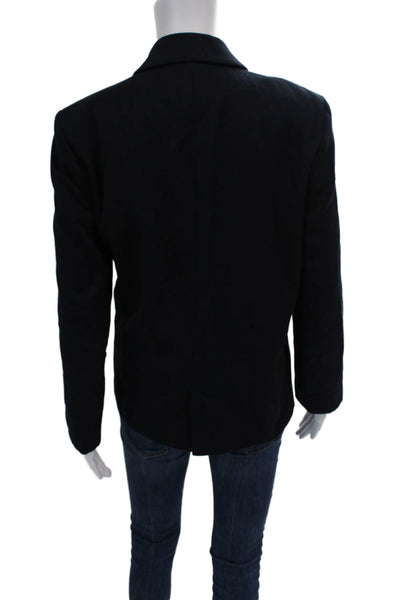 Zara Basic Collection Womens Double Breasted Blazer Blue Size M