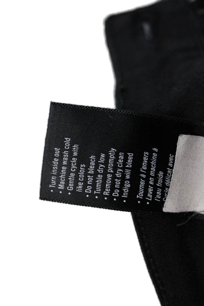 Rosie HW X Paige Womens Bootcut Jeans Black 27