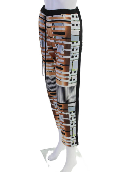 Clover Canyon Womens Mixed Printed Drawstring Pants Multicolor Size S